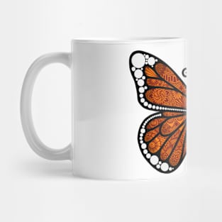 Zentangle Butterfly Mug